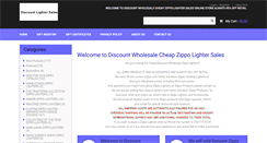 Desktop Screenshot of discountlightersales.com