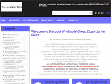 Tablet Screenshot of discountlightersales.com